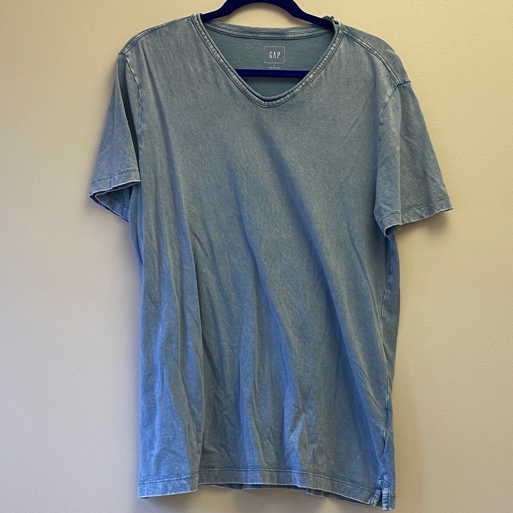 Gap Men’s T-shirt- Blue- Large